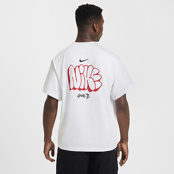 White Graphic T Shirts. Nike ZA
